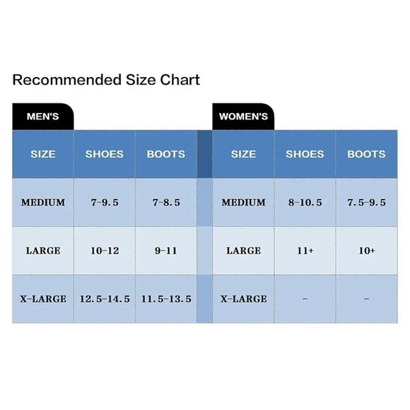 Black Reusable Shoe and Boot Covers, Pack Of 2 Sz. XL Up To Sz. 14 Men's - Picture 4 of 7